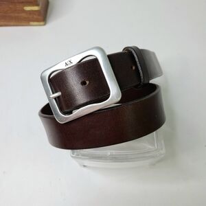 Armani Exchange Made in USA Leather Y2K Vintage Belt